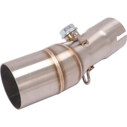 For Honda Forza 300 2018-2020 NSS350 2020 Exhaust Pipe Motorcycle Mid Link Tube Slip On 51mm Muffler Escape Reserve Catalyst