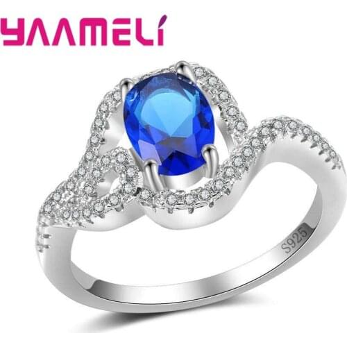 Nice Fress Shipping Shiny 925 Sterling Silver Beautiful Clear CZ Wedding Ring For Womens Ring Size 6 7 8 9 For Women