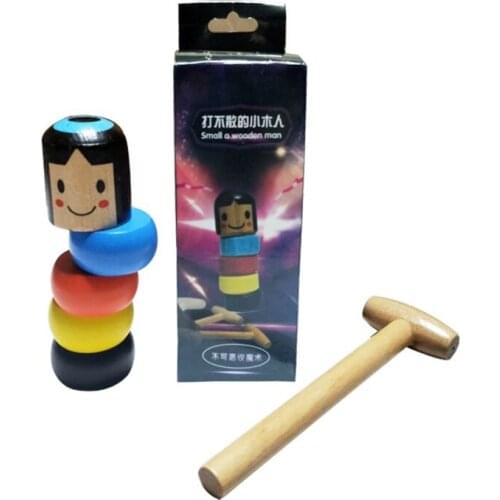85DE 1set Immortal Daruma Unbreakable Man Toy Tricks Close Up Stage Props Fun Toy Accessory