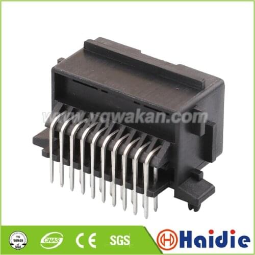 2sets 20pin auto electric plastic ECU wire cable harness PCB olug connector 966871-1