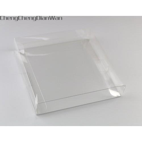 ChengChengDianWan 30pcs Clear transparent for Game Cartridge box Protector Case CIB games plastic PET for GBA GBC