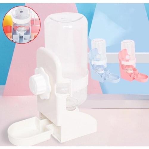500ml Small Pet Hamster Automatic FeedersWater Fountain Plastic Rabbit Water Bottle Feeding Bowls Water Dispenser For Hamster