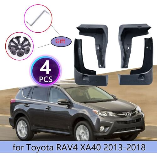Mudguards For Toyota RAV4 R AV4 RAV 4 XA40 40 2013 2014 2015 2016 2017 2018 Cladding Splash Mud Flaps Guard Mudflap Accessories