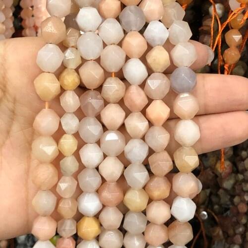 Wholesale Natural Stone Beads Faceted Pink Aventurine Jades Loose Beads For Jewelry Making DIY Gift Bracelet Necklace 6 8 10 mm