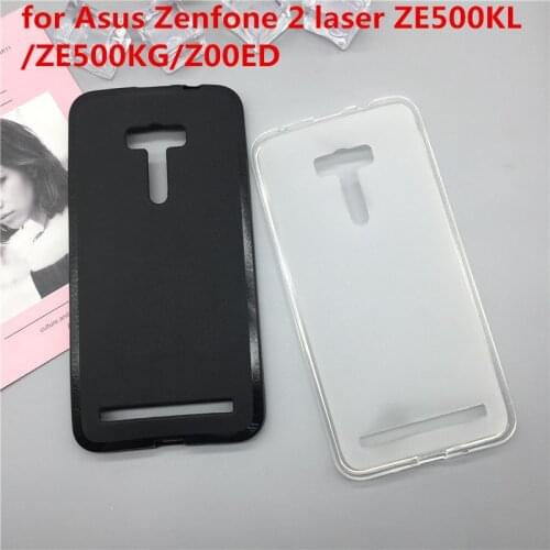 Original TPU Phone Case Covers for Asus Zenfone 2 laser ZE500KL ZE500KG Z00ED Matte Soft Silicone Back Cover Cases Capa Funda