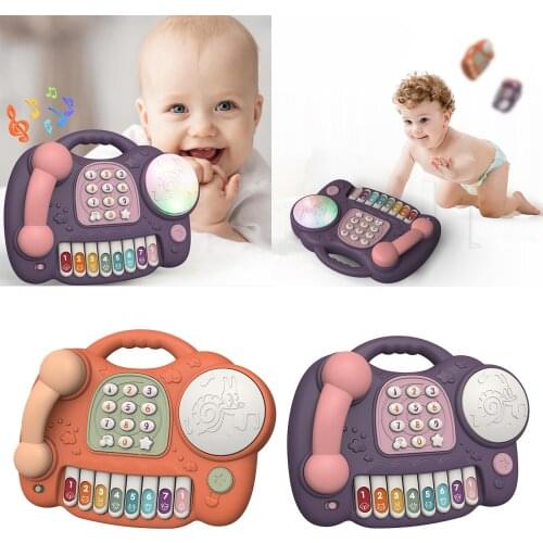 Children Pretend Play Simulation Telephone Toy Real Ringing Sounds Kids Gifts