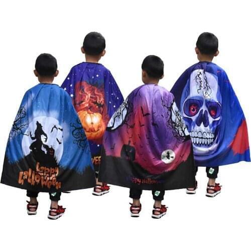 Halloween Long Cloak Clothing Cape Carnival Party Outfit Children Costume Halloween Cosplay Performance Party Clothes