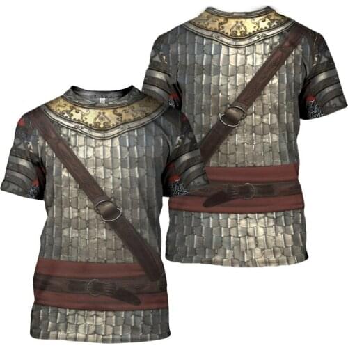 3D T Shirt Print Clothes 2021Summer New Knight Templar Harajuku Clothing Hot Selling Trend Top