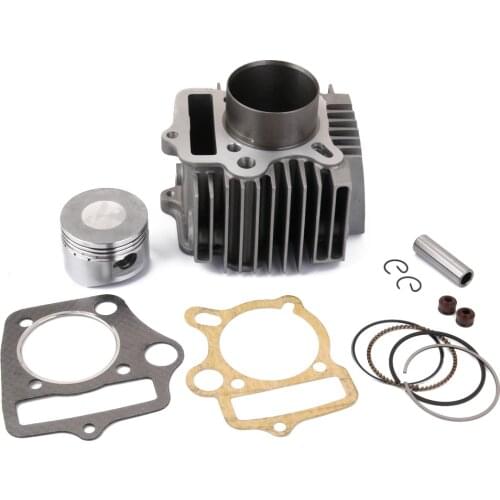 Cylinder Head with Gaskets Pistons Kit Repair Assembly for 4 Stroke 110cc Engine ATV