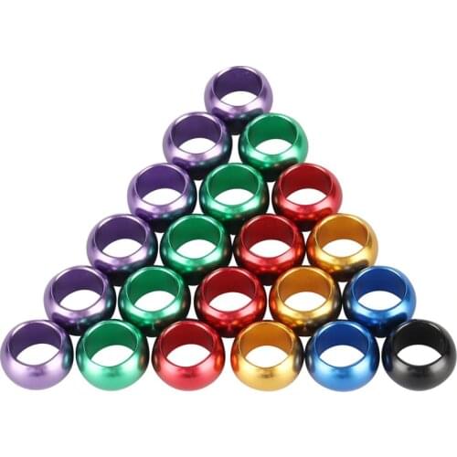 10 Pcs Inner Diameter 8/10mm Aluminum Bird Foot Ring Bird Identification Race Outdoor Flying Training Foot Ring Parrot Leg Ring