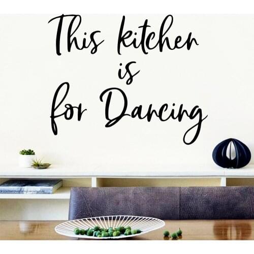 Beautiful kitchen Sentence Environmental Protection Vinyl Stickers For Kitchen Room Wall Decal Murals