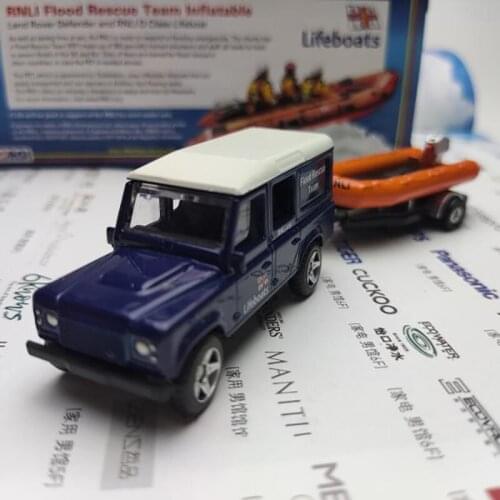 Diecast 1/64 Lifeboat MIB Set Alloy Car Model Adult Collection Souvenir Ornaments Display Vehicle Toy Gift