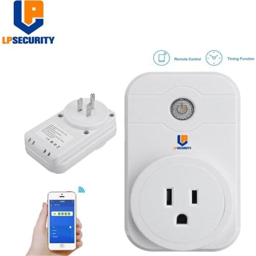 LPSECURITY SW1 Wireless WIFI Socket Androind/iOS Phone Remote Control Smart Timer Socket EU US UK AU plug available