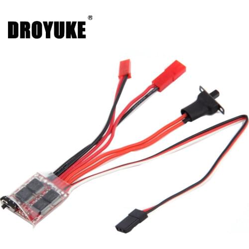 Droyuke 2020 New Sale 30A 4-8V Mini Brushed Electric Speed Controller ESC Brush Electronic Motor Speed Controller For RC Car