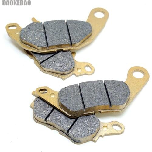Motorcycle Front Rear Brake Disc Pads Set for Yamaha Scooter X-MAX 250 2016-2019 X-MAX 300 Iron Max 2017-2019 CDZ250-A CZD300-A