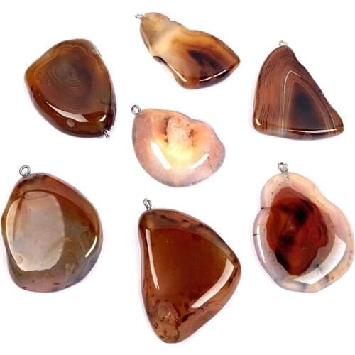 Natural Semi Precious Stone Pendant Infinity Agates Making Necklaces Bracelets And Earrings For DIY
