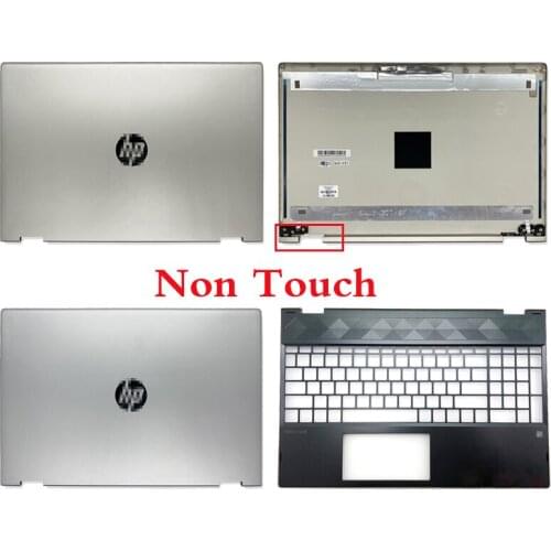 NEW For HP X360 15-CR 15-CR000 15T-CR000 LCD Back Cover /Palmrest Top A Case Shell Golden L22472-001 Silver L22454-001 Non Touch