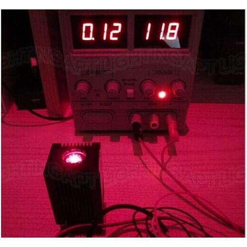 NEW Fat Beam 12V 650nm~660nm 150mW Red laser module With TTL driver board and Fan big beam stage lighting laser diode diy stage