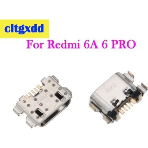 Cltgxdd USB Charging Port Dock Plug Jack Connector Charge Socket Replacement For Xiaomi Redmi 6 Pro 6A Mobile Phone Interface