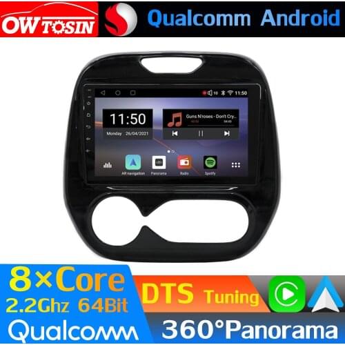 Qualcomm 8Core Android Car Media For Renault Captur Kaptur 2011-2019 AT MT GPS Navigation 360 Camera Radio Optical HDMI 4G WiFi