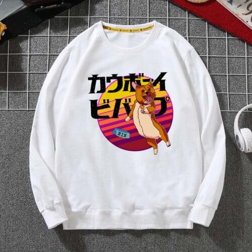 Japanese Anime Cowboy Bebop Spike Funny Hoodies Mens Hoodie Sweatshirt Hooded Men/Women Hoody
