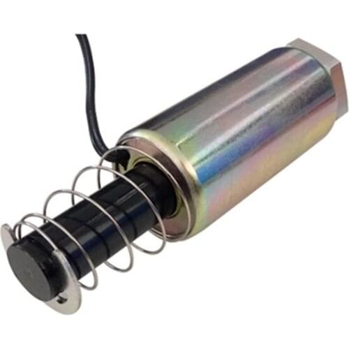 1pc round tubular solenoid HIT-2551S-24V57.6 through push solenoid automatic banknote counter