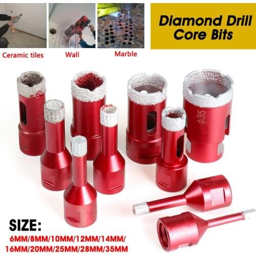 6mm-35mm M14 Diamond Drill Bits Drilling Hole Saw Cutter for Tile Marble Granite Stone Use Angle Grinder