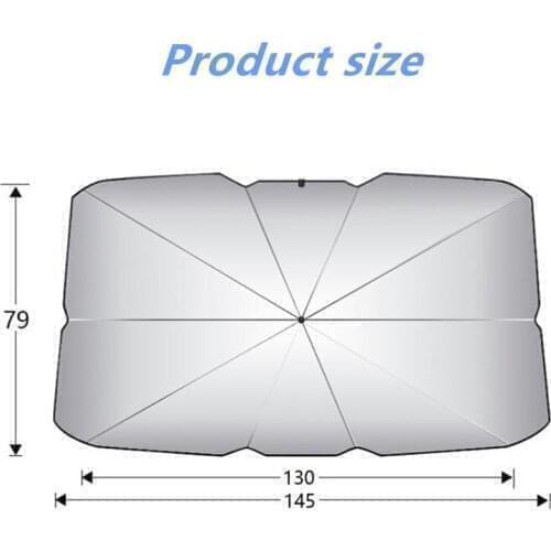 Car Sun Umbrella Interior Windshield Sunshade Cover For ford focus 2 focus 3 fiesta mondeo 4 kuga s-max ranger Tuga 2016 Mazda