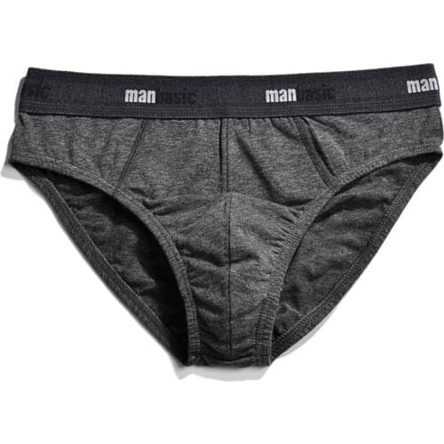 Brand Briefs Men Sexy Sleepwear Panties Pure Cotton Mens Underpant Sleepwear Gay Low Rise Mens Briefs Underwear