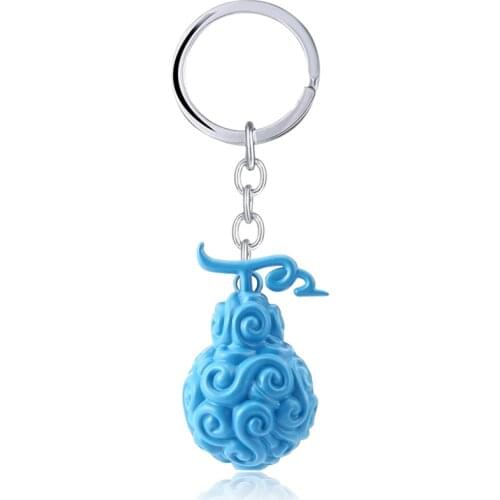 Anime One Piece Devil Fruit Key Chain Keyrings White beard Edward Newgate Key Holder Pendant Metal Keychains Charm Men Jewelry