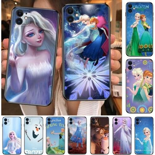 Magic Disney Frozen Phone Cases For iphone 11 Pro Max case 12 Pro Max 8 PLUS 7 PLUS 6S iphone XR X XS mini mobile cell women
