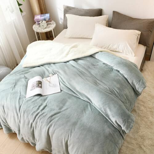 2 Layer Revisible Throw Blanket Cashmere Velvet Warm Weighted Bed Sofa Blanket Weighted Blanket 150x200cm Warm Comfortable