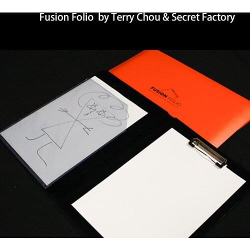 Fusion Folio (Gimmicks and Online Instructions) Magic Tricks Stage Close Up Magia Mentalism Illusion Gimmick Props Magicinas
