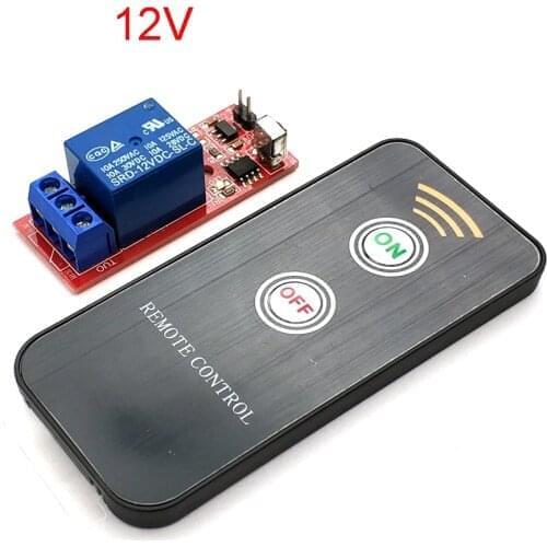 DC12V 1 Channel Relay Module Infrared IR Remote Switch Control 1 CH Relay Driving Board Controller For Electronic DIY