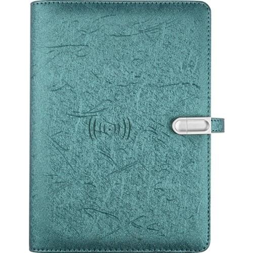 Magnetic Creative U Flash Disk Drive Leather Notebook Beautiful Covers Chargerable Diary Journal Notebooks Customized