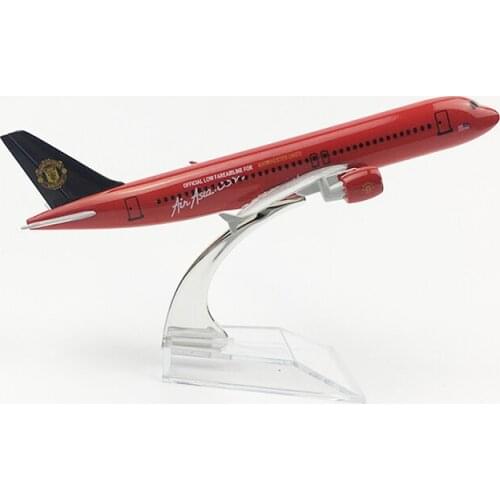 1/400 Scale Metal Airplane Model Aircraft Airbus A320 Asia Air 16cm Alloy Plane Model Toys Children Kids Gift for Collection