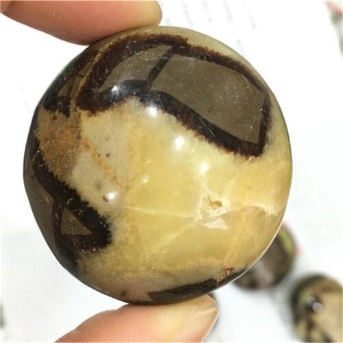 1pcs natural healing quartz septarian stone crystals septarium palm stone for home decoration