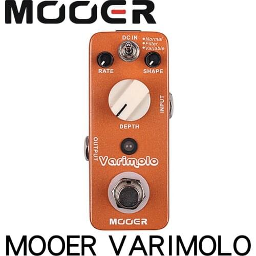 NEW Effect Pedal MOOER Varimolo High quality digital tremolo pedal with three different tremolo modes effect Pedal guitar parts