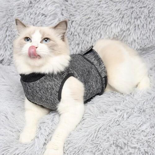 Cat Dog Clothes Weaning Suit Cat Sterilization Suit Pet Wound Anti-mite Sterilization Pet Supplies Surgical Recovery Suit Cat Ve
