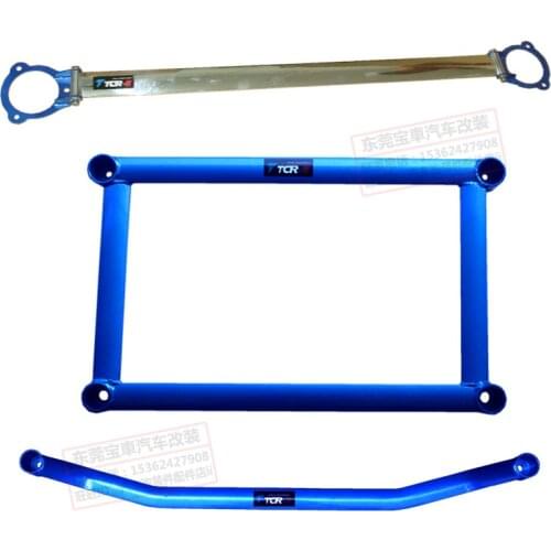 1set 3PCS Suspension Tac-frame Chassis Reinforcement Rod Body Modification FOR Lexus RX350 Balancing Pole Before Top Bar