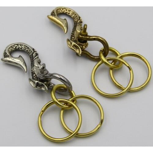 Handcrafted Mens Key Chain Ring Manger,Gifts of Knife Keychain,Key Rings