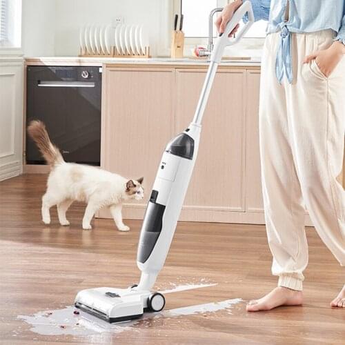 Household Scrubber Wireless Intelligent Automatic Hand-Pushing Vacuum, Mopping, Washing And Self-Cleaning All-In-One Machine