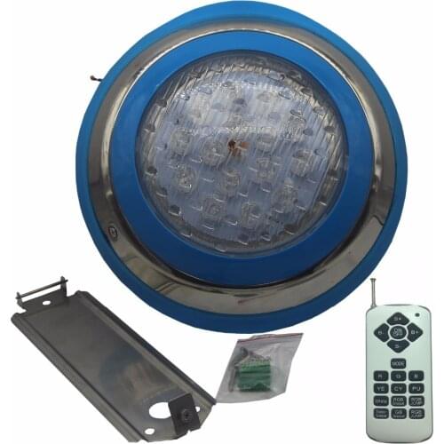 LED Pool Light 12V AC Underwater Lamp IP 68 Water proof Pond Lighting RGB Multiple Color 36W 45W 54W warm white cold white