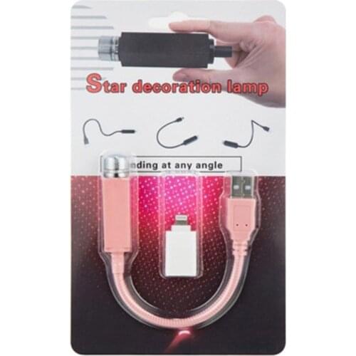 YU-NIYUT USB Car Accessories Interior Atmosphere Star Sky Lamp Ambient Car Roof Star Night Light Home Ceiling Decoration Light S