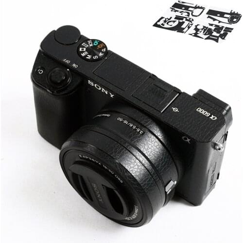 Anti-Scratch Camera Body Film Kit for SONY A6000 A6300 A6400 RX100 M3 M4 M5 M6 M7 RX100V RX100III 3M sticker Leather Texture