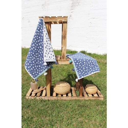 % 100 Cotton 40x70cm Fringed Hand Towel