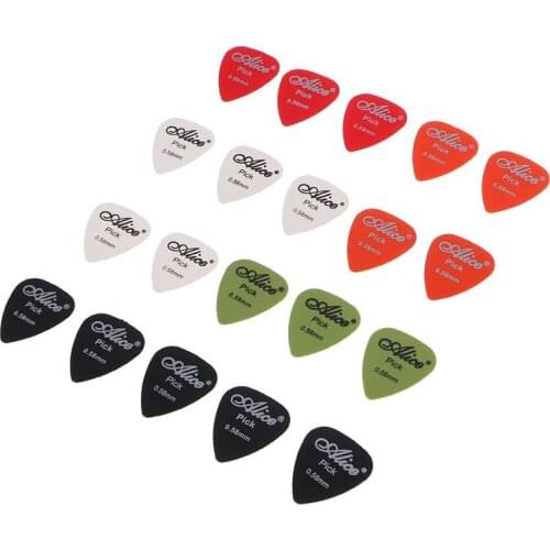 20PCs 0.58mm Smooth Nylon Guitar Picks Pick Plectrum Durability L9BD
