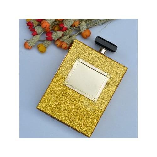 2018 hot sale Perfume bottle Oblique lady acrylic bag chain bag multi-color creative fashion bag luxury handbags women bags