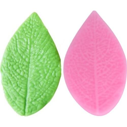 5Pcs/set Leaves Shape Silicone Mold Fondant Cake Mold Cookies Candy Molds Pastry Biscuits Mould Baking Cake Decoration Tools