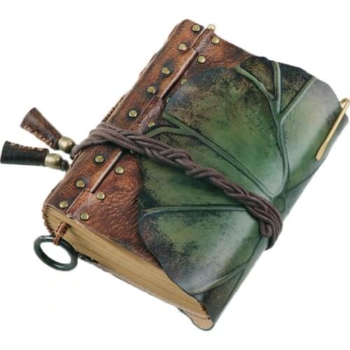 100% Genuine Leather Handmade A5 A6 Vintage Retro Travel Journal Diary Notebook Notepad Birthday Valentines Day Gift BJB25